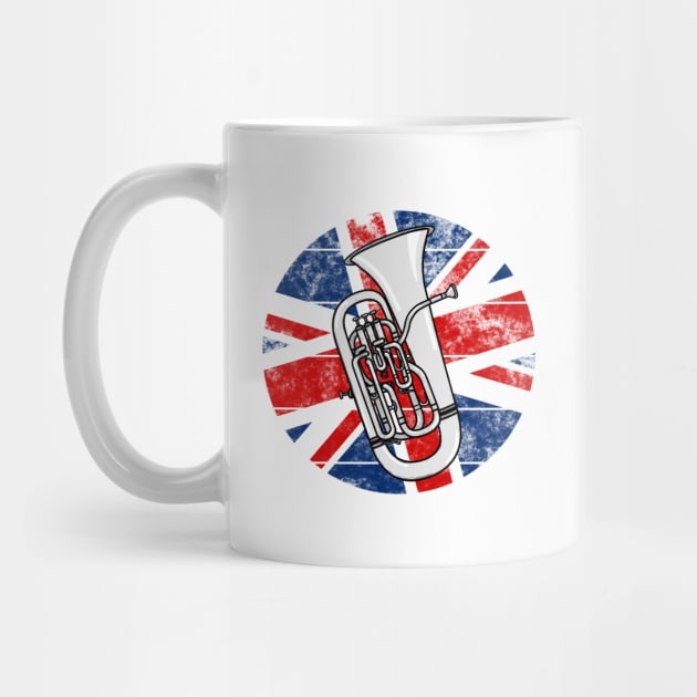 Euphonium UK Flag Britain Euphoniumist British Musician by doodlerob